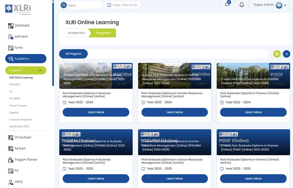 programs / course listing