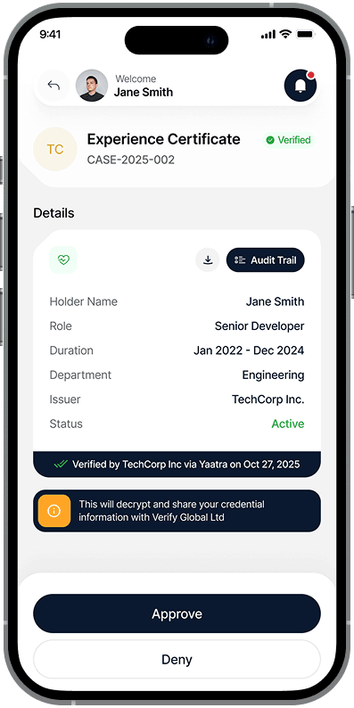 Credential Review & Approval