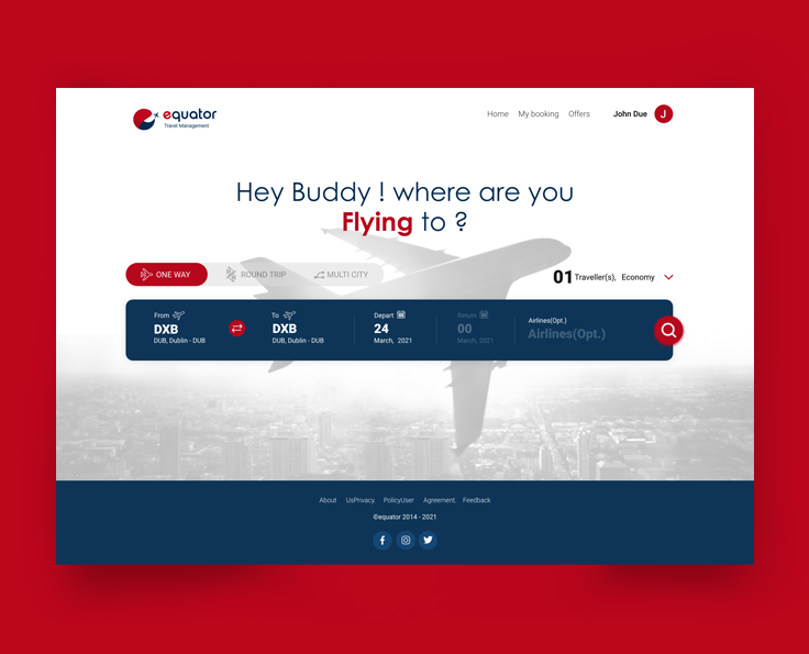 Travel portal app