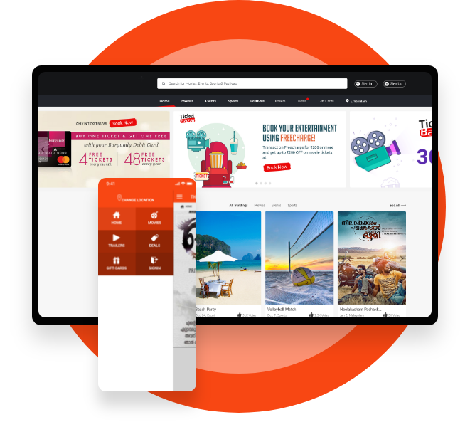 Online movie ticket booking system